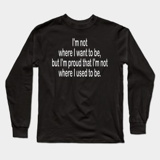 Let's grow motivational t-shirt idea gift Long Sleeve T-Shirt